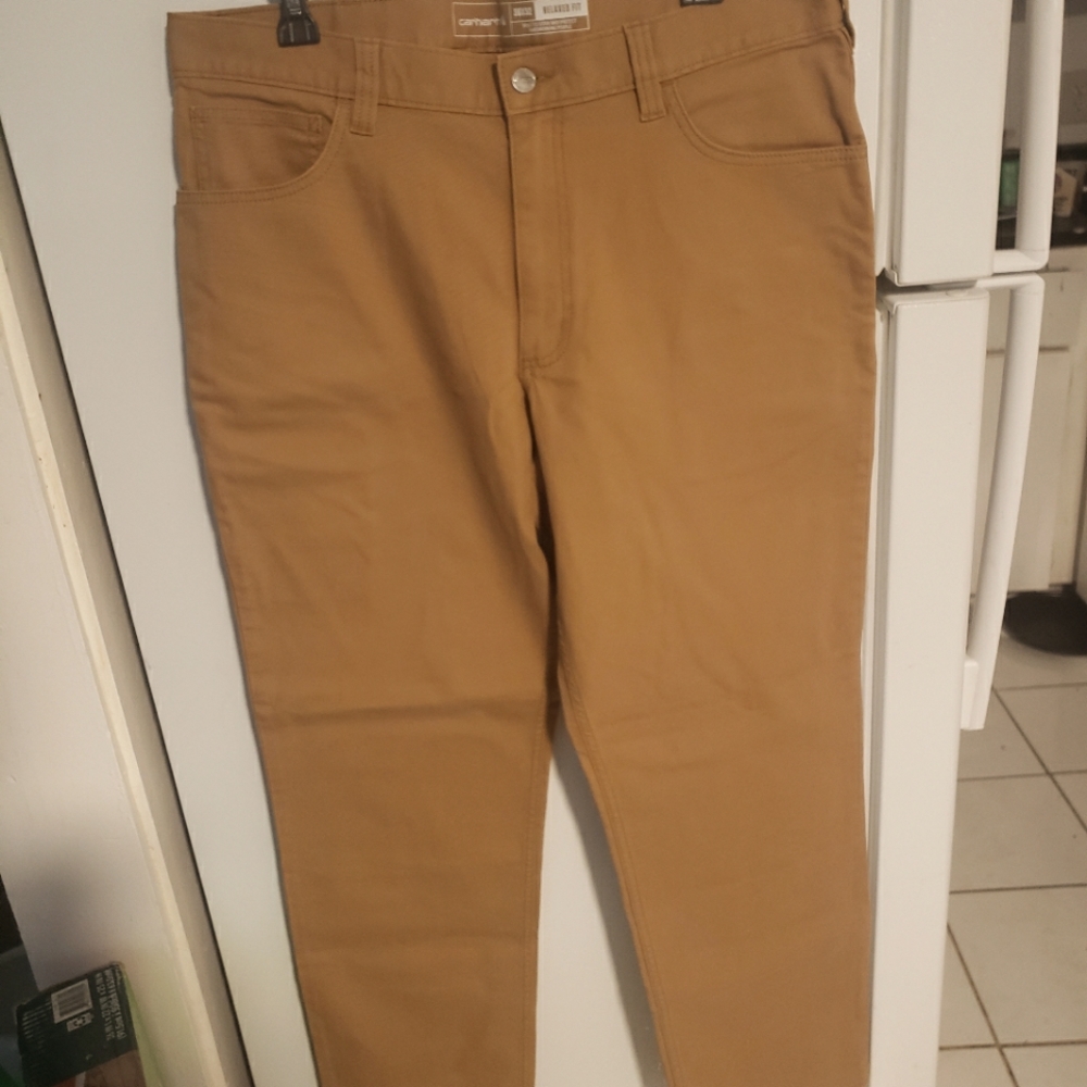 NWT Carhartt Rugged Flex Relaxed Fit Canvas Work Pants - Mens Size W36XL32